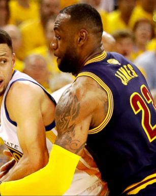 VIDEO: Steph Curry and Lebron James Battle in Game 2 of NBA Finals