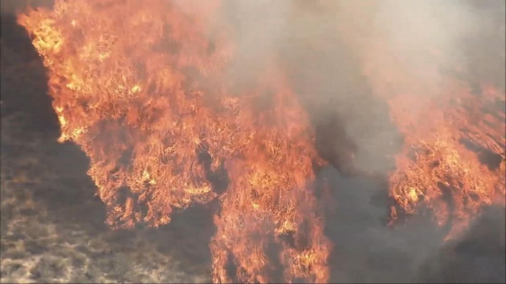 Race Is On To Contain Massive CA Wildfire Video - ABC News