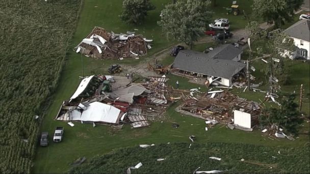 Video Multiple Twisters Touch Down in Indiana - ABC News