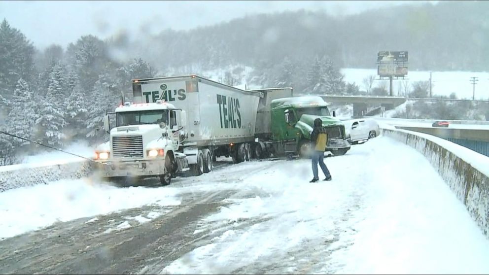 Video Massive Winter Storm Hits the East Coast ABC News