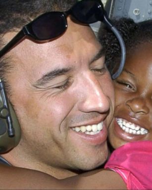 VIDEO: Little girl rescued from Hurricane Katrina reunited with the airman who saved her