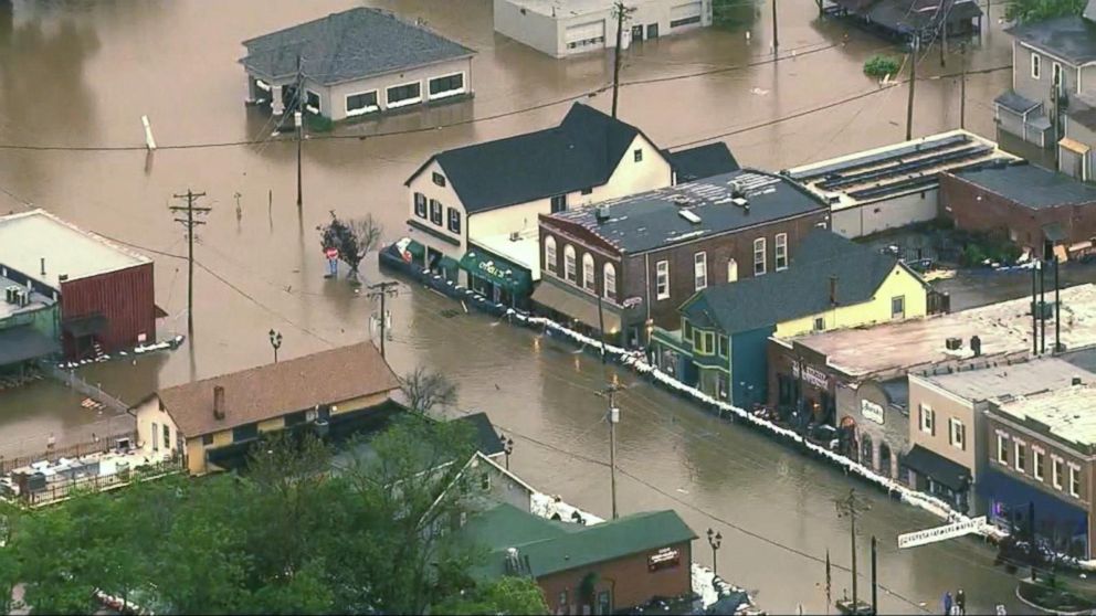 Video Heavy rains lead to a flooding disaster in the heartland - ABC News