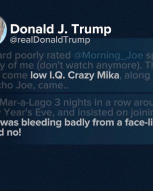 VIDEO: Trump under fire for venomous tweets aimed at the hosts of MSNBC's 'Morning Joe'