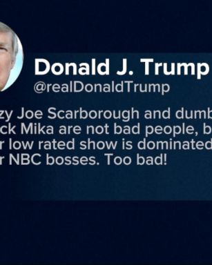 VIDEO: Trump continues his twitter war against 'Morning Joe' co-hosts