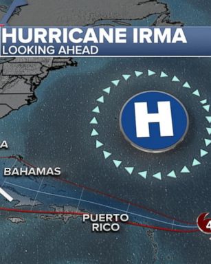 VIDEO: Hurricane Irma grows to Category 4