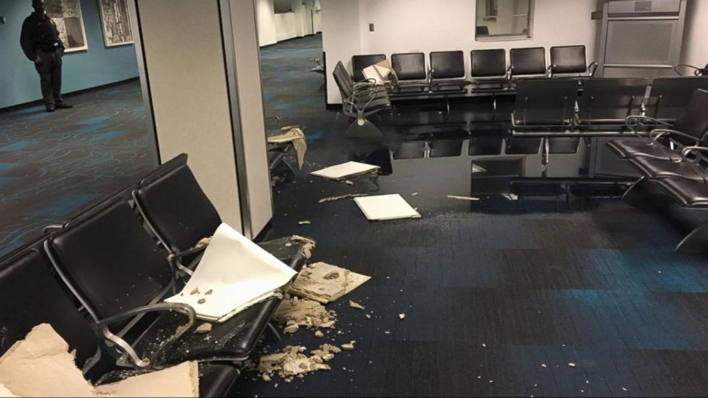 airport damage in panama city florida