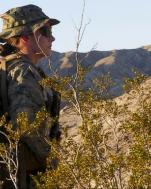 VIDEO: History is made as the Marine Corps welcomes its 1st female infantry officer