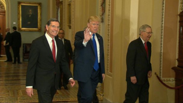 Video Trump And Senate Republicans Predict Tax Bill Will Pass ABC News