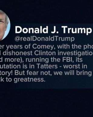 VIDEO: Trump fires back in tweets targeting FBI leadership