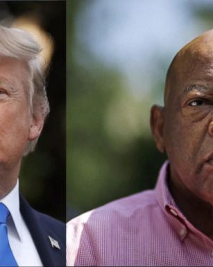 VIDEO: Tensions build between Trump and civil rights activist John Lewis