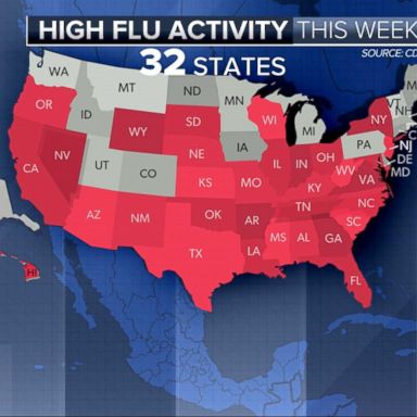 VIDEO: New CDC numbers show the flu is still spreading wildly