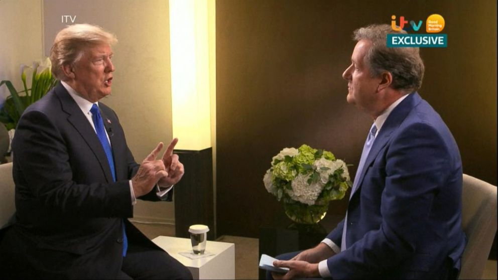 VIDEO: Piers Morgan interviewed President Trump