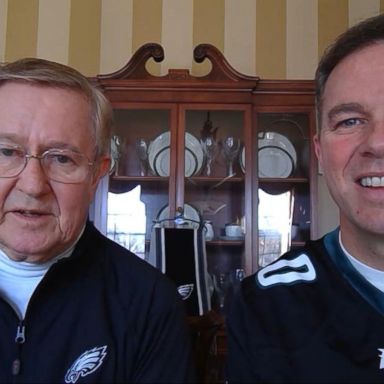 VIDEO: A family of Eagles fans surprise their father with tickets to the Super Bowl 