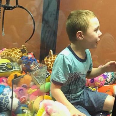 VIDEO: Fire department rescues 6-year-old boy stuck in claw machine