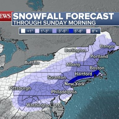 VIDEO: A winter storm moves fast across the Northeast 