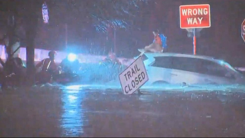 Video Massive Storm Causes Flooding Rains And Water Rescues In Dallas ...