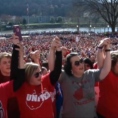 VIDEO: West Virginia teachers vow to remain on strike 