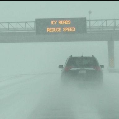 VIDEO: Easter snow slams its way across the country