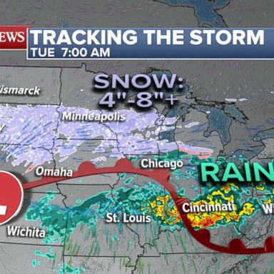 VIDEO: Winter storm warnings as 2nd April snowstorm forming across US