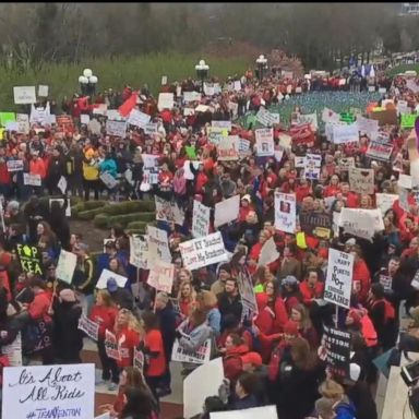 VIDEO: Educators in 2 states join growing teacher strike in the US