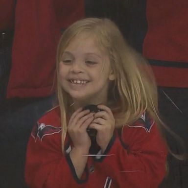 VIDEO: Viral video captures 6-year-old scoring puck from Washington Capitals player