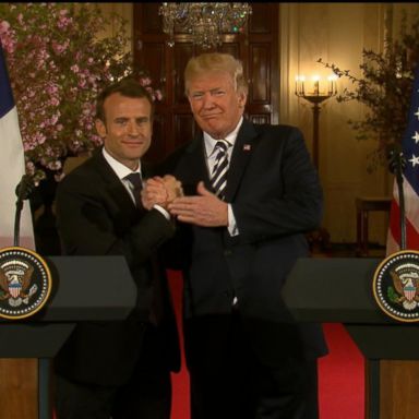 VIDEO: French president urges the US to stay in the Iran nuclear deal