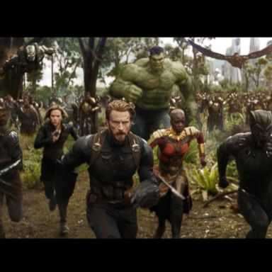 VIDEO: From 'Black Panther' to 'Spider-Man,' superheroes abound in 'Avengers: Infinity War'