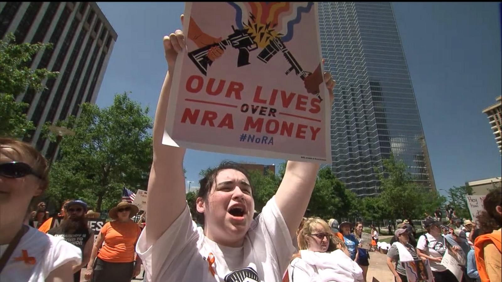 NRA holds its national convention in Dallas Good Morning America