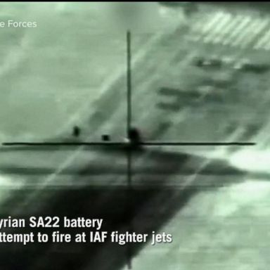 VIDEO: Israel says its fighter jets struck Iranian targets in Syria