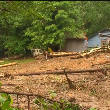 VIDEO: Woman killed in mudslide in North Carolina