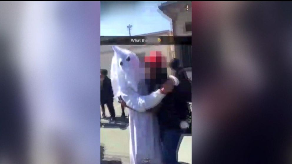 Teacher suspended after student wore KKK outfit in class