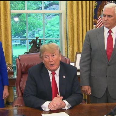 VIDEO: 'I didn't like the sight': Trump signs executive order ending family separation