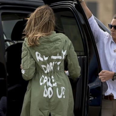 VIDEO: Melania Trump jacket causes stir on social media