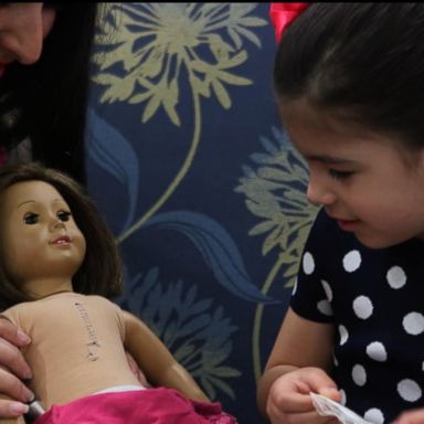 VIDEO: Little girl and her American Girl doll have matching surgery scars