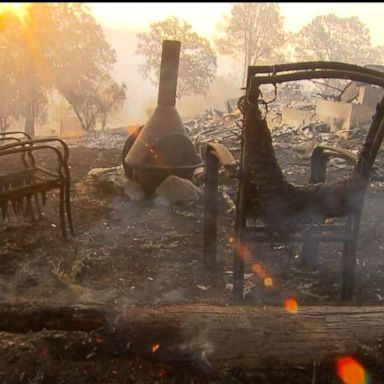 VIDEO: Fire in Northern California has destroyed at least 22 structures