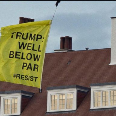 VIDEO: Protests against President Trump continue in Scotland while he prepares to meet Putin