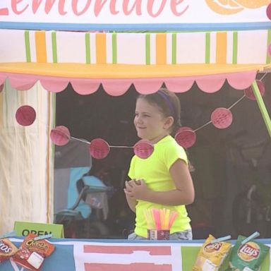 VIDEO: 6-year-old girl raises funds for cancer charity