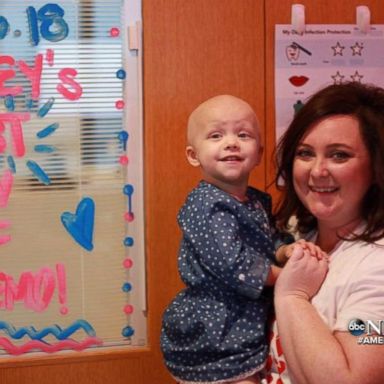 VIDEO: St. Jude staff provide 'no more chemo' party for Memphis girl in remission