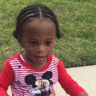 VIDEO: Toddler abandoned outside a Houston home