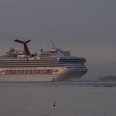 VIDEO: Carnival cruise ship leaned at an angle and caused panic on board