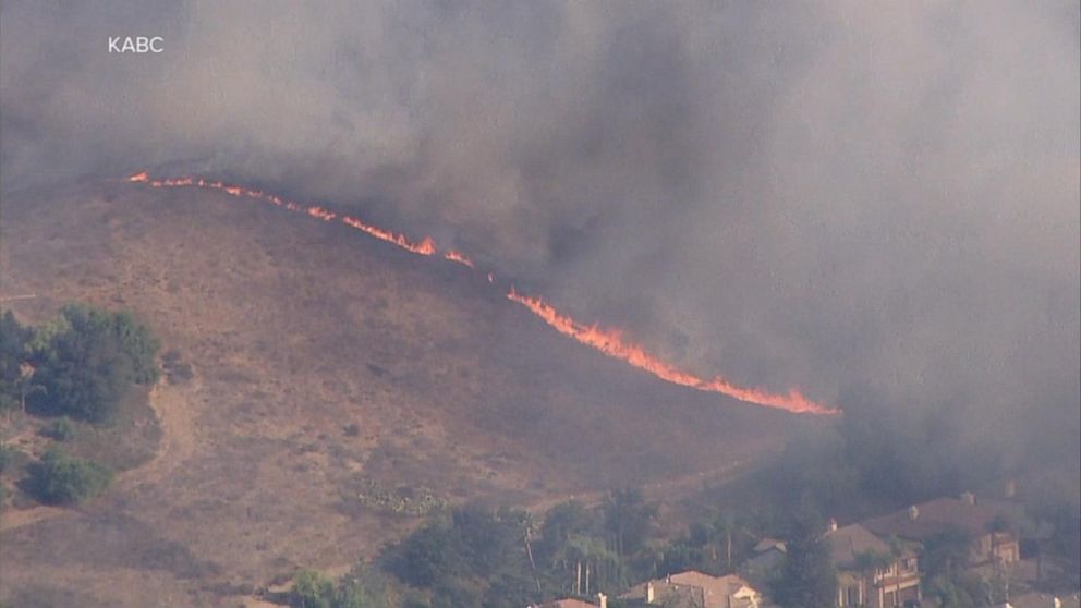 Video A Look From Above As Devastating Wildfires March Toward Malibu ...