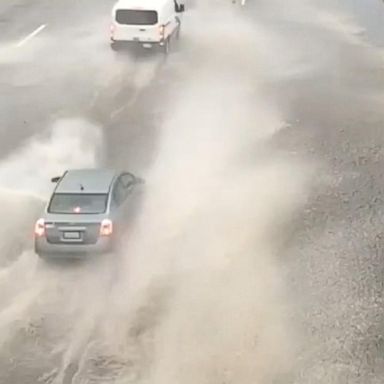 VIDEO: Flash flooding reaches areas damaged by wildfire