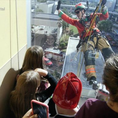 VIDEO: Elves bringing Christmas joy for young patients