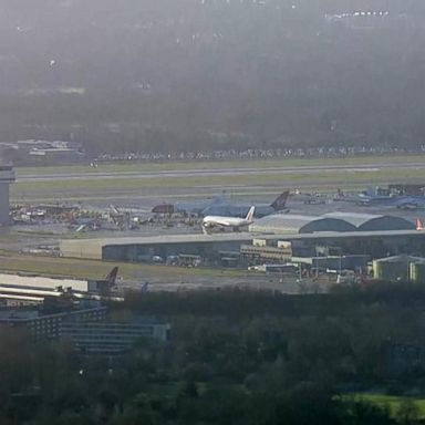 VIDEO: Drones shut down London airport