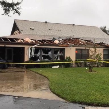 VIDEO: Tornadoes slam down on Florida neighborhoods