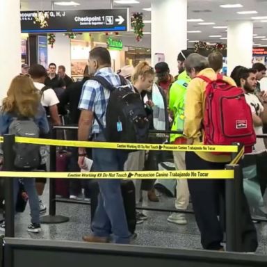 VIDEO: The holiday travel rush slammed with storms