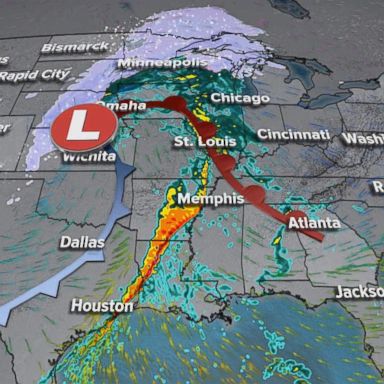 VIDEO: Winter storm brings snow to the northern Plains