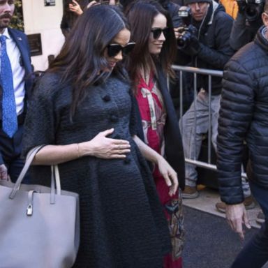 Meghan Markle, the Duchess of Sussex, made a surprise trip to New York City as she prepares for the birth of her first child.