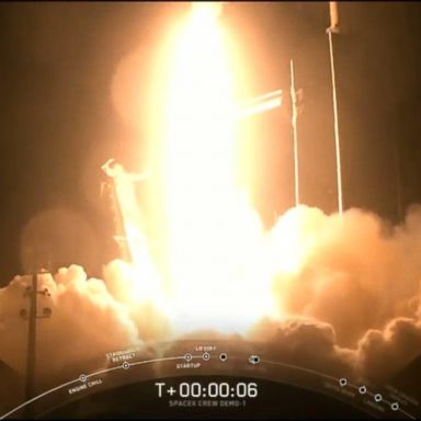 VIDEO: SpaceX successfully launches rocket en route for the International Space Station