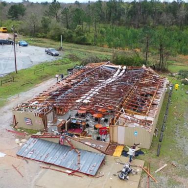 VIDEO: Alabama tornadoes devastate towns, leaving at least 23 dead